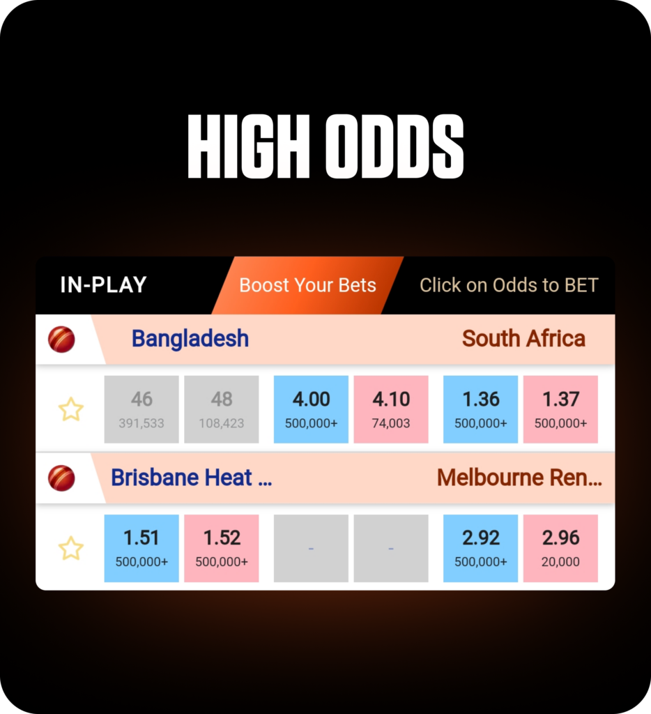 Volleyball matches Hight Odds IN-PLAY Boost Your Bets Click on Odds to BET Bangladesh Vs South Africa